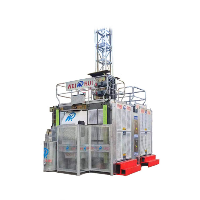 WEI RUI High quality SC200 construction elevator of construction building hoist lifter