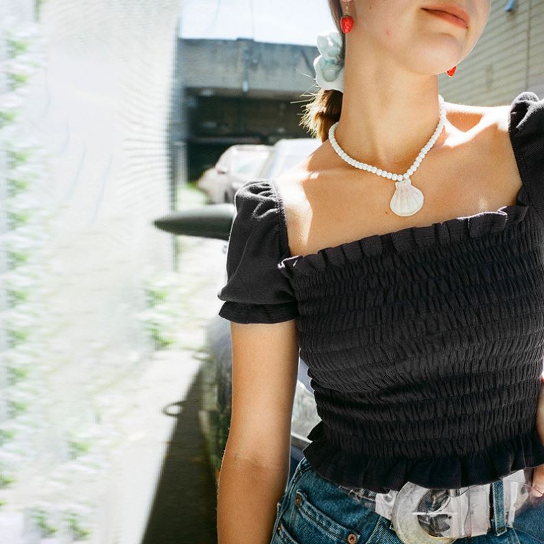 Summer Blouse Woman Square Neck Short Knitted Sweaters Women Thin Shirt Smocking Crop Tops Ropa Mujer