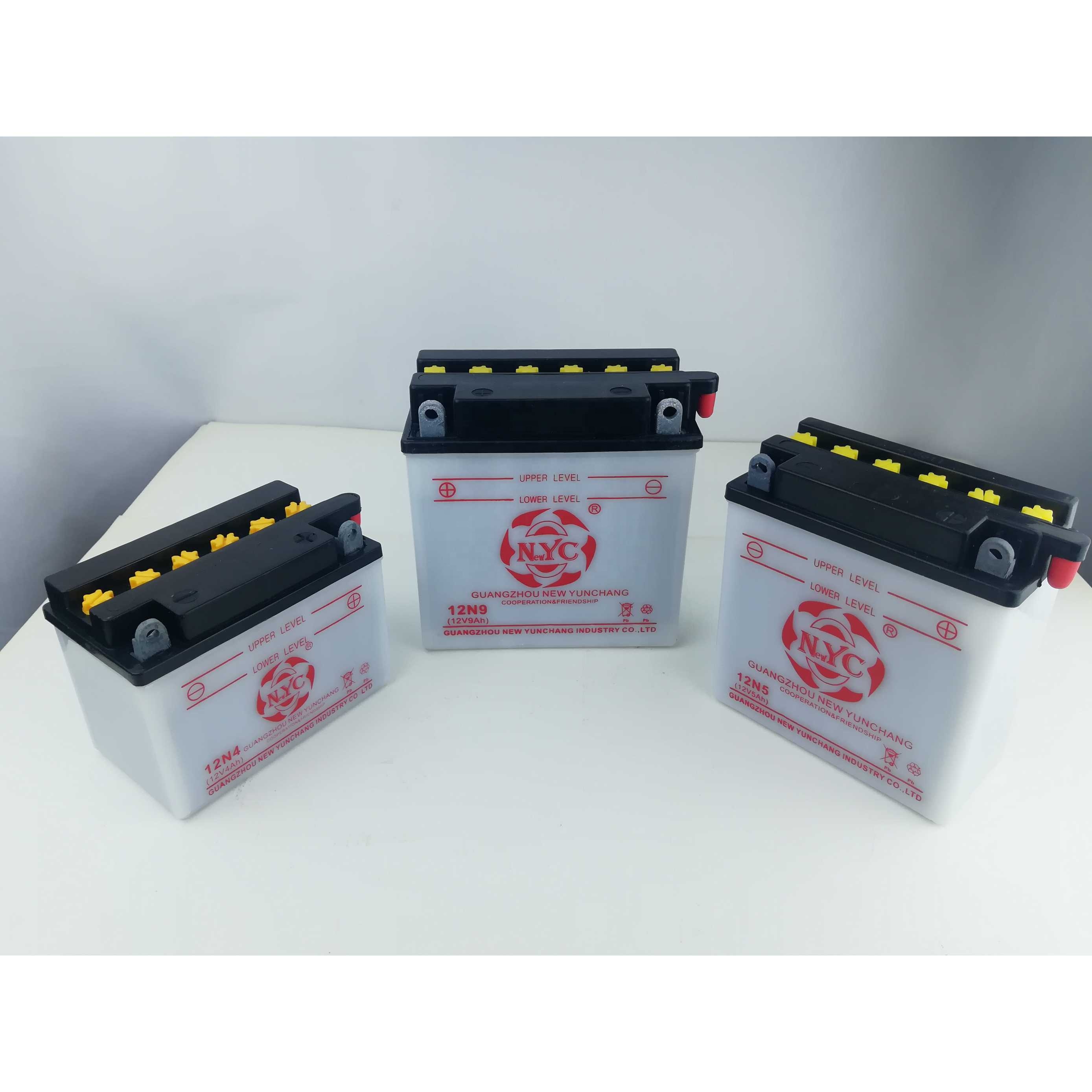 Завод хорошая цена высокая производительность 12V съемный 12V4Ah, 12N5Ah, 12V9Ah мотоцикл кислотная батарея