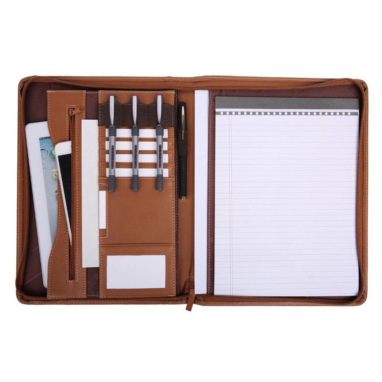 Кожаная папка для файлов Padfolio Writing Pad бизнес-презентация папка портфолио