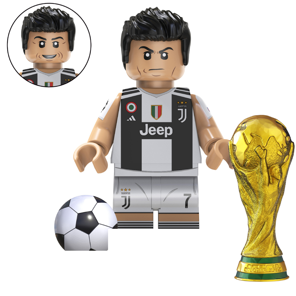 TV6505 Minifigs Star Sports Soccer Player Character Action Model Professional Football Education Collect Building Blocks Figures