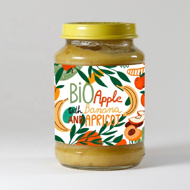 Organic Apple with Banana and Apricot