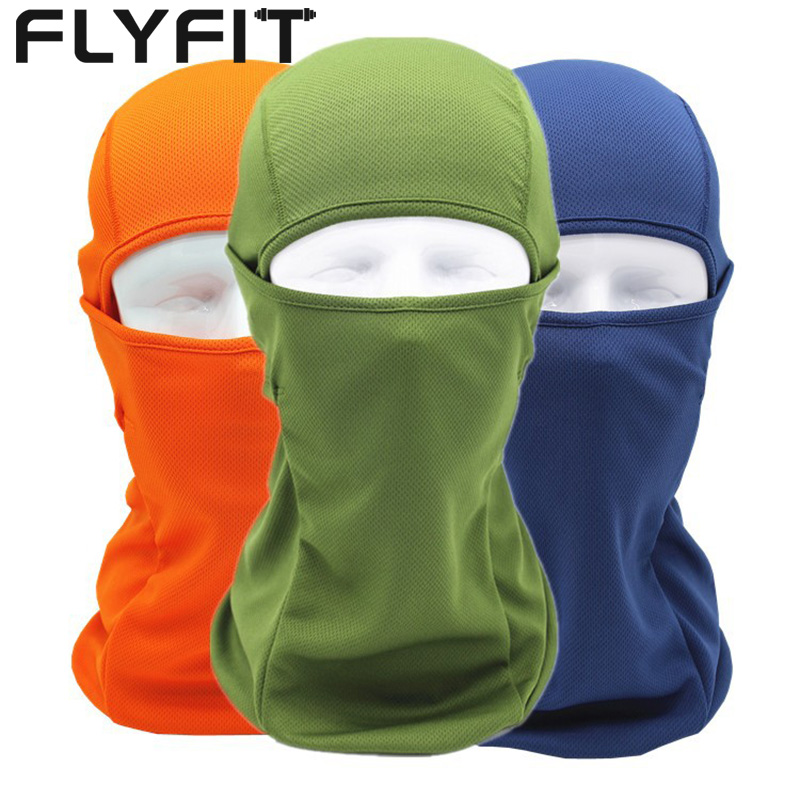 FLYFIT Wholesale Ski Mask Cycling Balaclava Mask Full Face Pink One Hole Mask Custom Balaclava