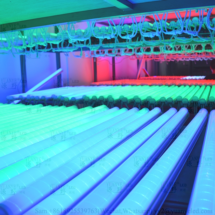 12 Вт RGB трубка освещения 6 пикселей DMX RGB светодиодная трубка