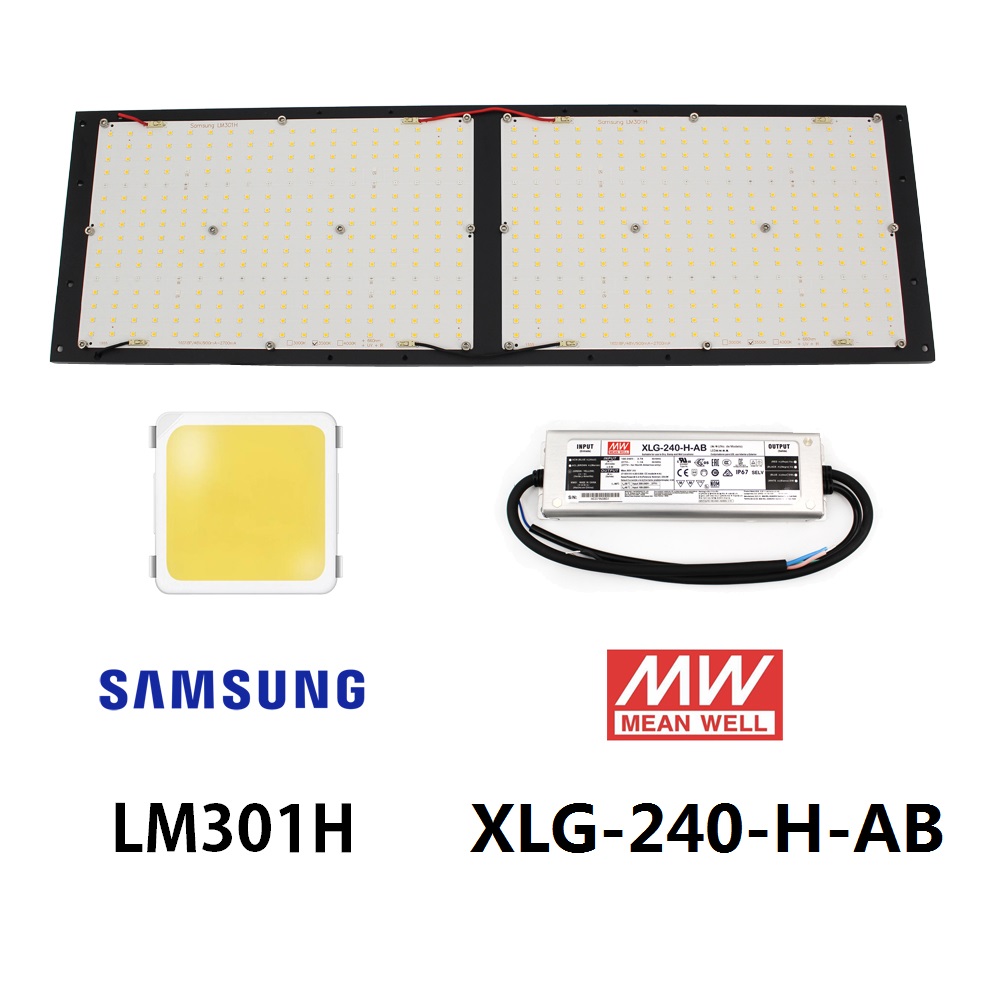 Samsung LED LM301H board led 240w grow light UV + IR + 660 нм