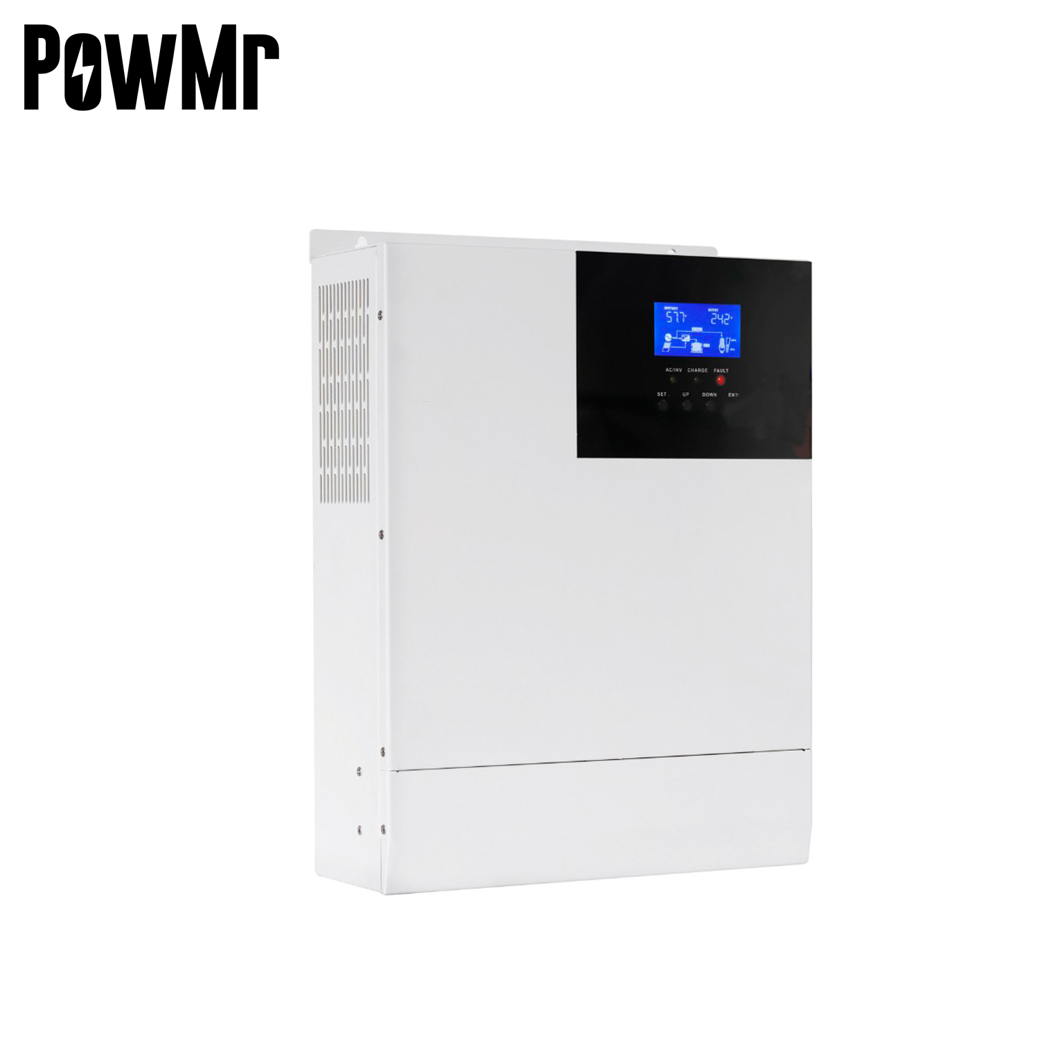 PowMr 3 кВт с функцией активации литиевой батареи 48 В постоянного тока 110 В переменного тока Встроенный MPPT контроллер солнечной батареи Гибридный солнечный инвертор Charg