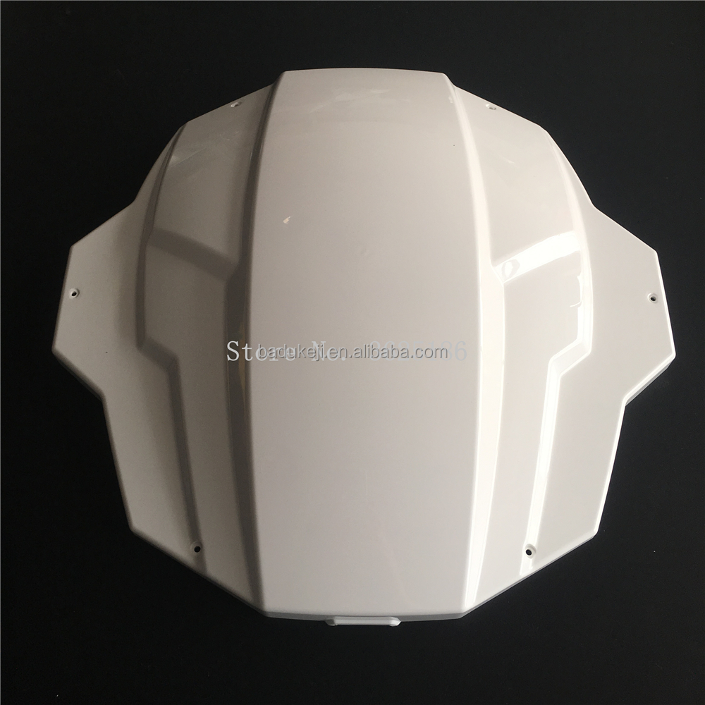 EFT сельскохозяйственных защиты растений спрей каркас БПЛА E410P E416P E610P e616p's верхняя крышка капюшоном; Красная и белая и синяя оправа с четырьмя осями