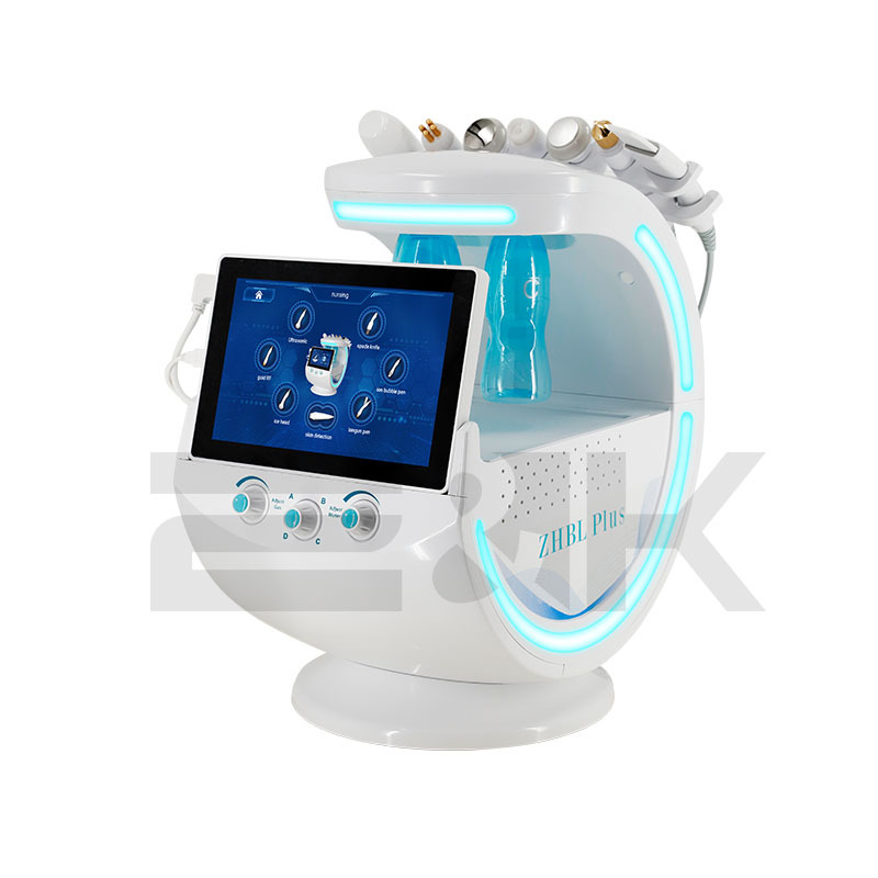Manufacturer facial beauty equipment Deep Cleaning Hydration 7 in 1 skin care tools for Anti-aging maintenance