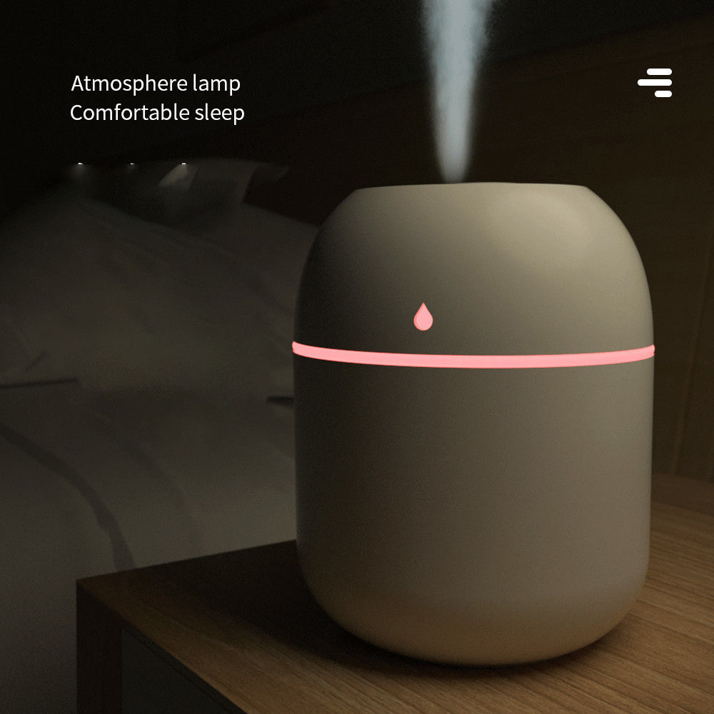 220ml Mini Portable Colorful Led Night Light Ultrasonic Super Fog Mute Air Humidifer Usb Mist Maker Humidifiers For Home Office