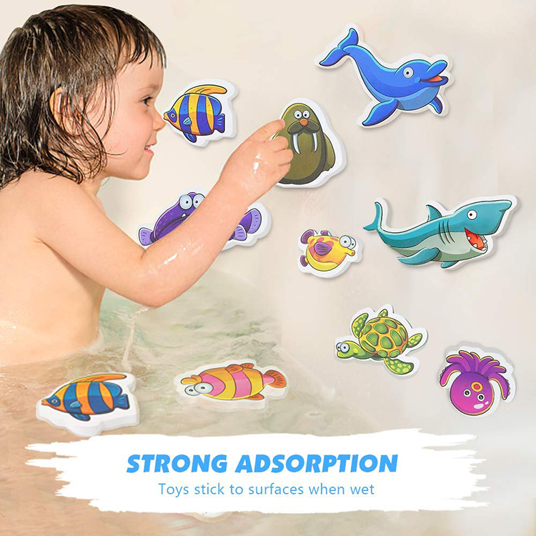 Baby bath EVA sea animal water games toys