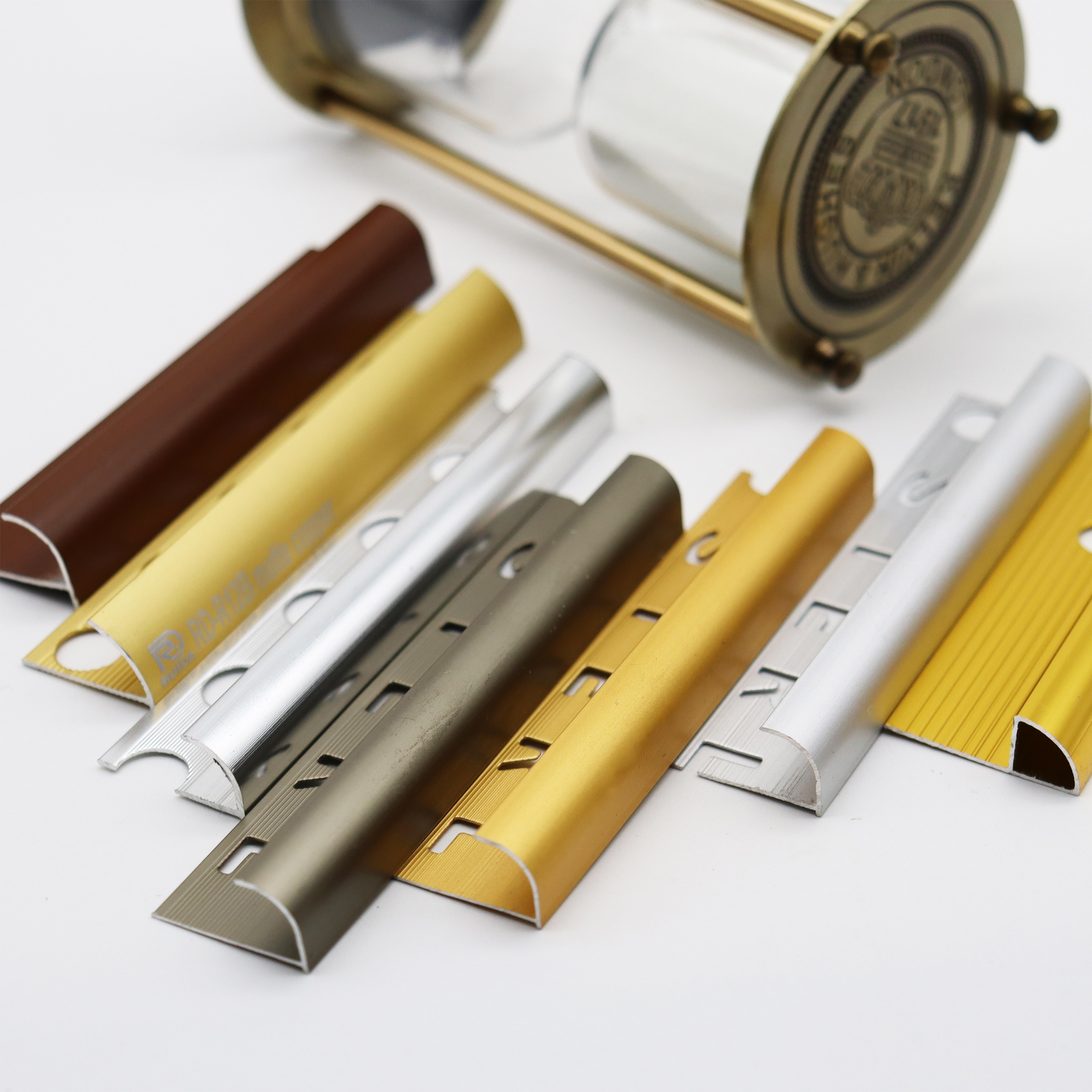 Foshan Factory High Quality Aluminum Tile Accessories Aluminium Trim Strips