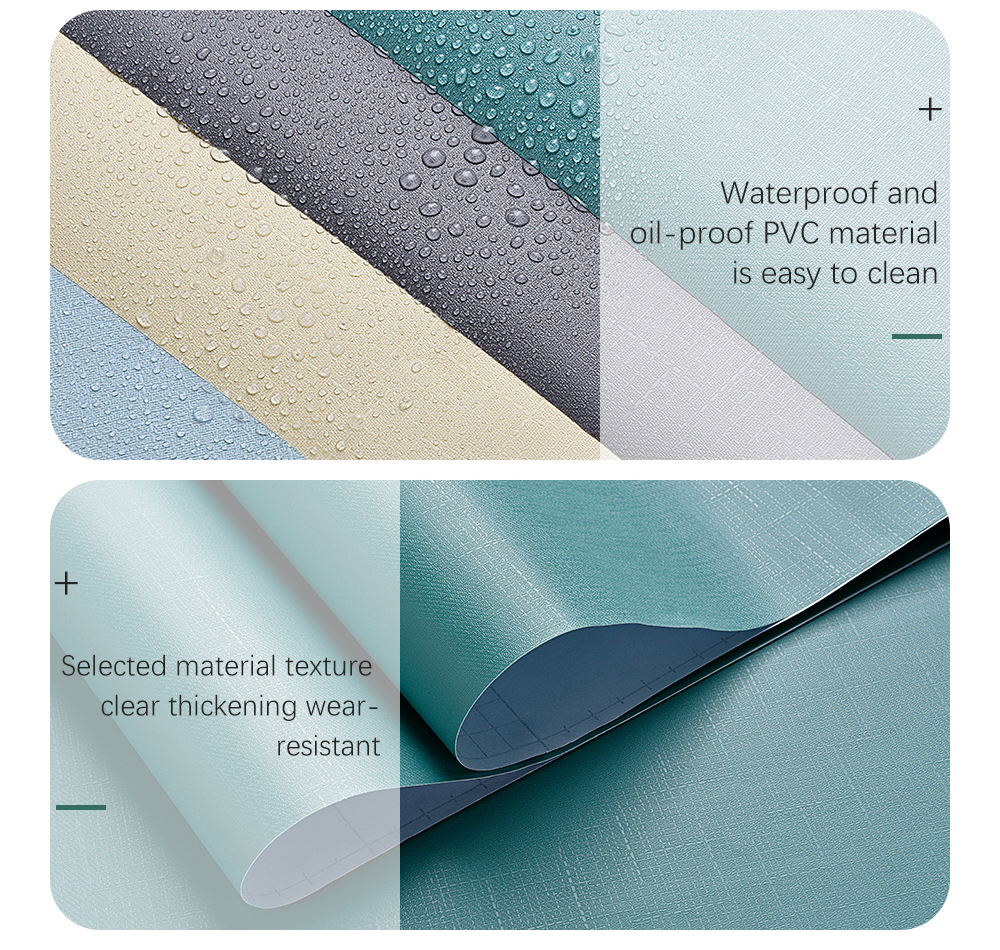 Wholesale self adhesive PVC wallpaper pure adhesive room wall sticker home decoration