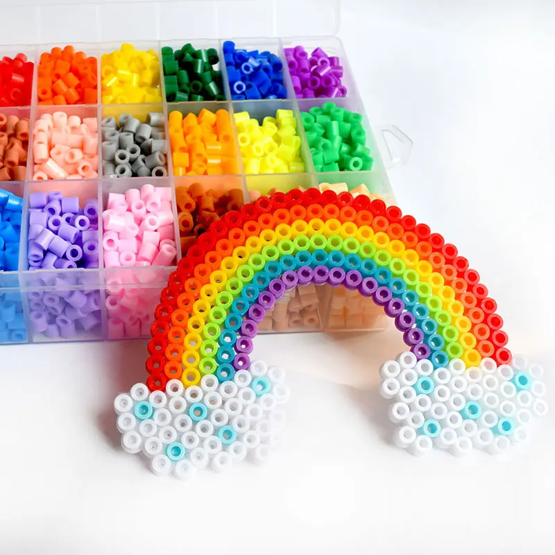 Custom children creative plastic Perler beads educational toys hama perler beads