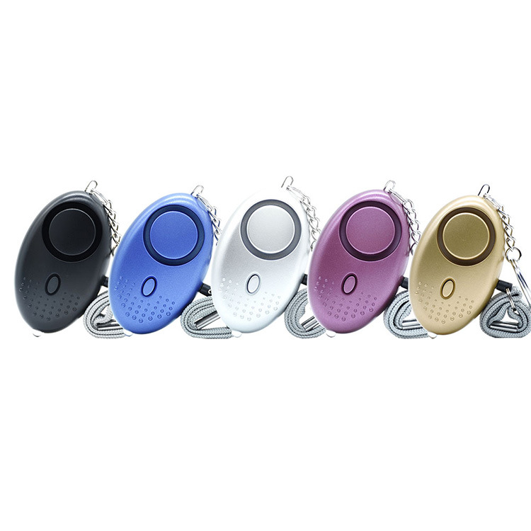 New Arrivals 2021 Alarm LED Light Keychain Personal Self Defense Keychains