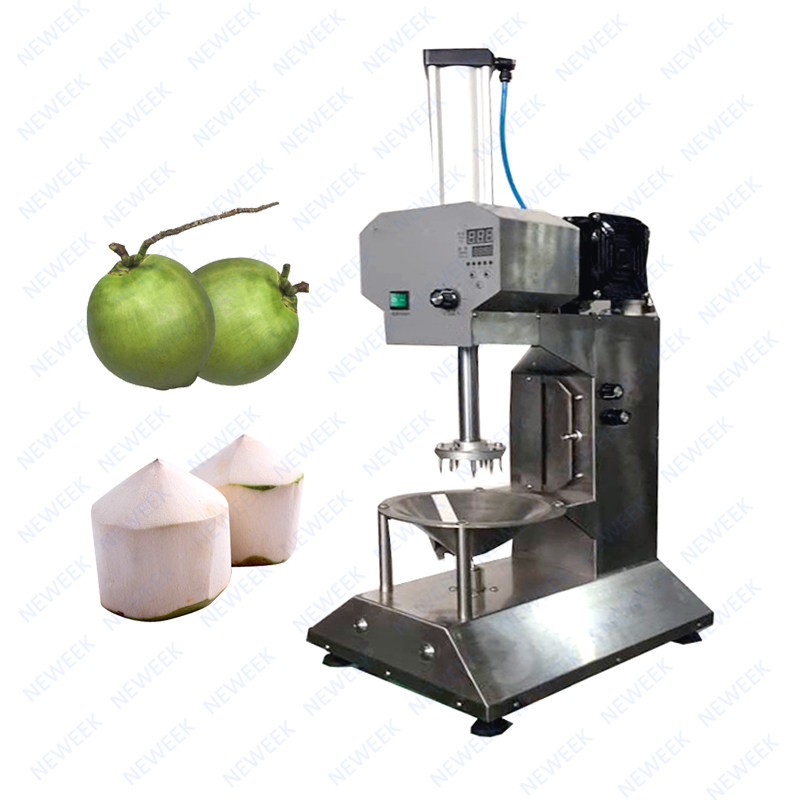 Neweek low noise adjustable brown skin coconut peeler machine