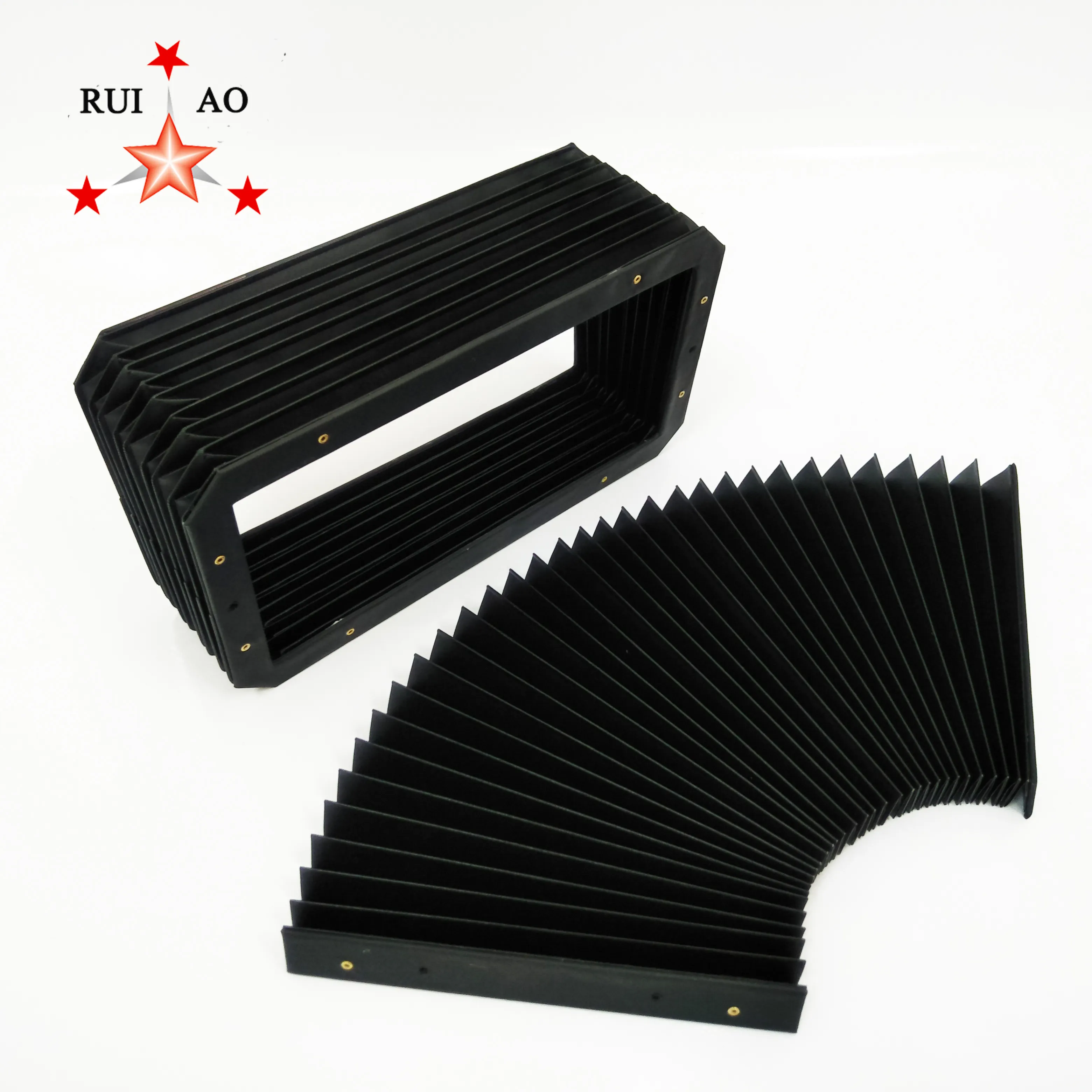 CNC laser cutting machine slide covers dust cover plastic bellows rubber accordion cover