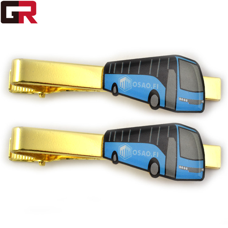 High Quality Promotion Clip On Bow Tie Custom Pattern Men Bus Tie Clip