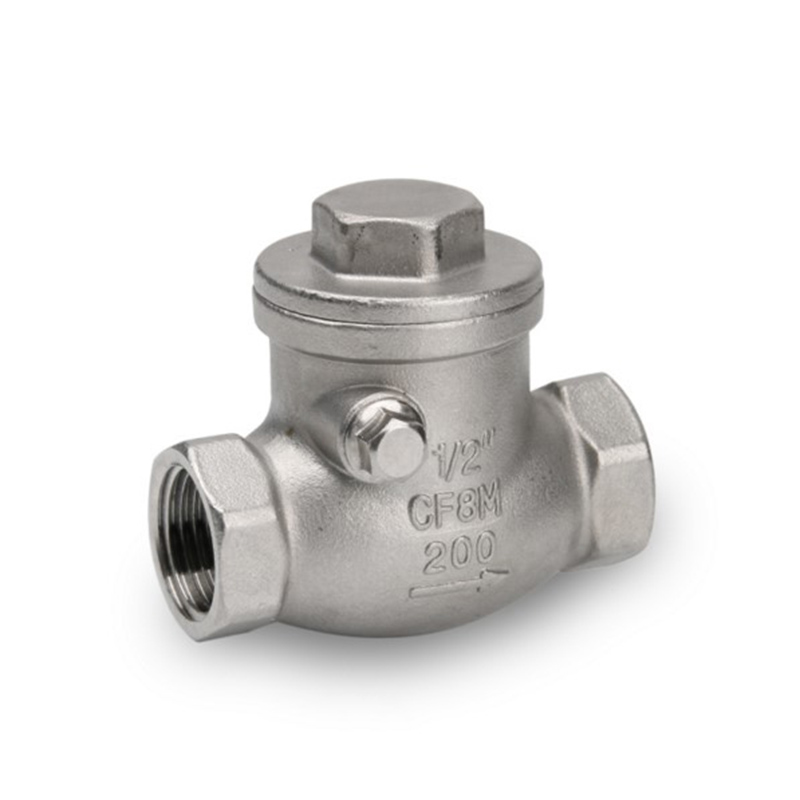 1/2" 3/4" 1" BSP Female Thread 304 Stainless Steel Check Valve One Way Non-return Valve For Water Oil Gas