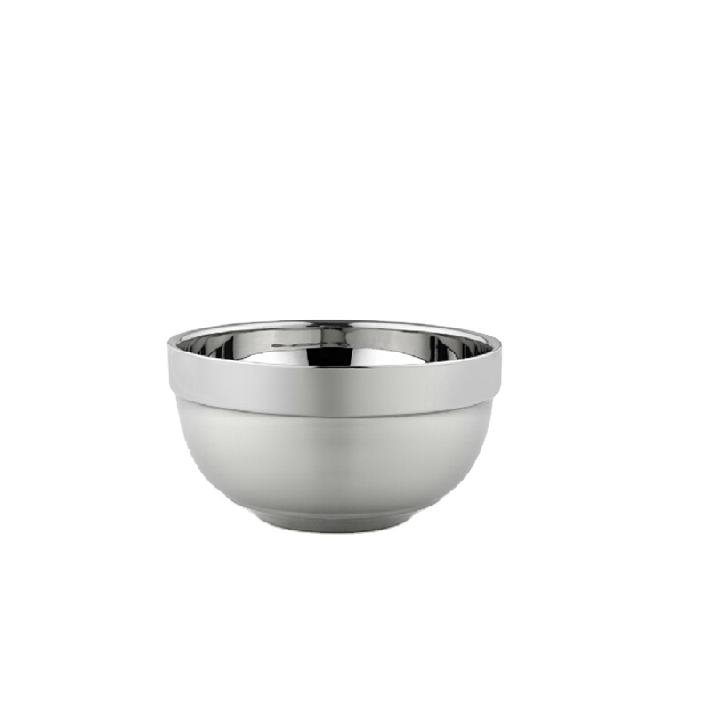 Double Wall Cheap Metal Bowls Stainless Steel Fruit Bowl