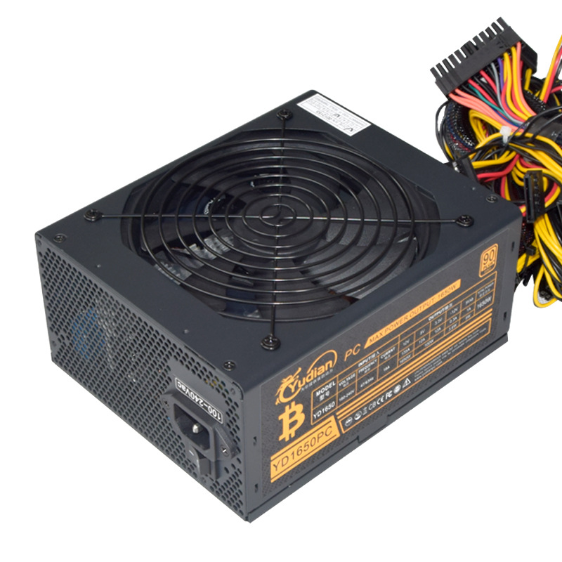 1250W/1650W/1850W Mining Power Supply ATX PC PSU for Mining Rig Antminer 180-240V