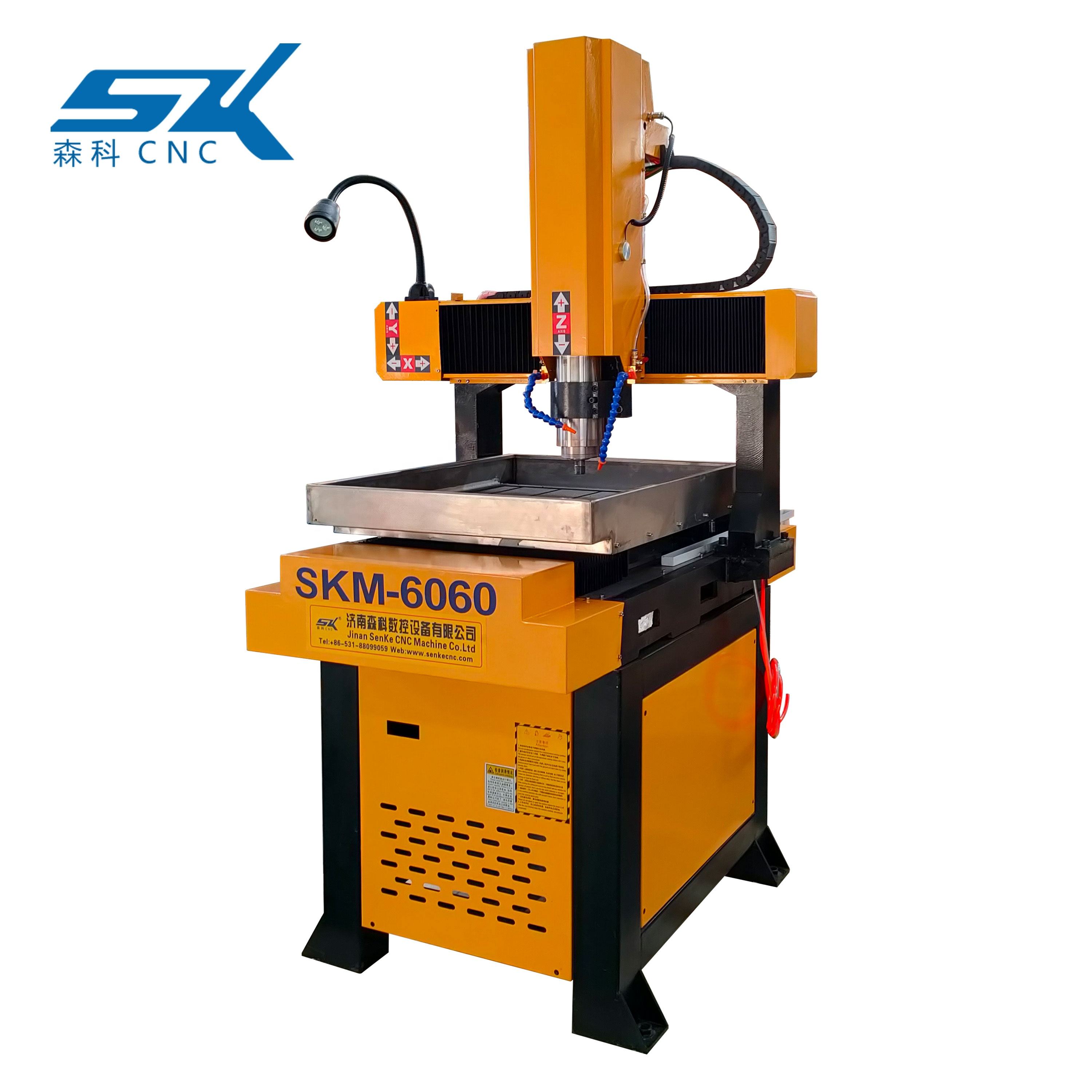 Senke SKM 6060 сверхмощная мини 6060 стальная конструкция металлическая Неметаллическая обработка гравировка Фрезерование Резка cnc маршрутизатор