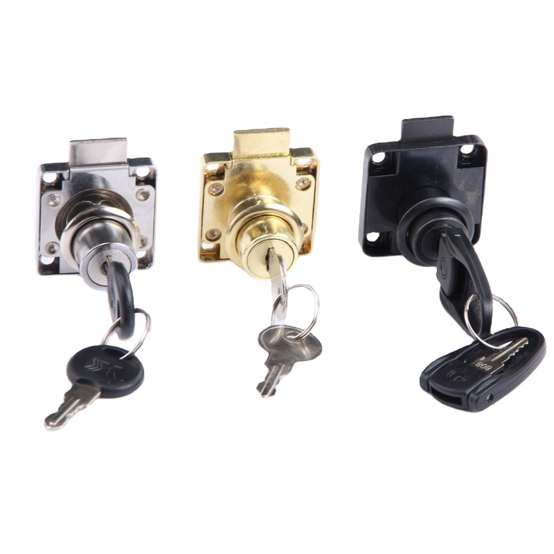 Factory direct sales desk golden drawer lock furniture cabinet lock