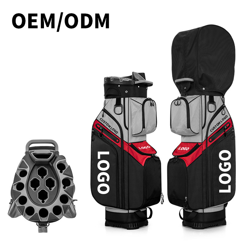 OEM Brand Manufacturer Factories Customized Staff Golf Caddy Bag Golf Cart Bag Custom Golf Bag