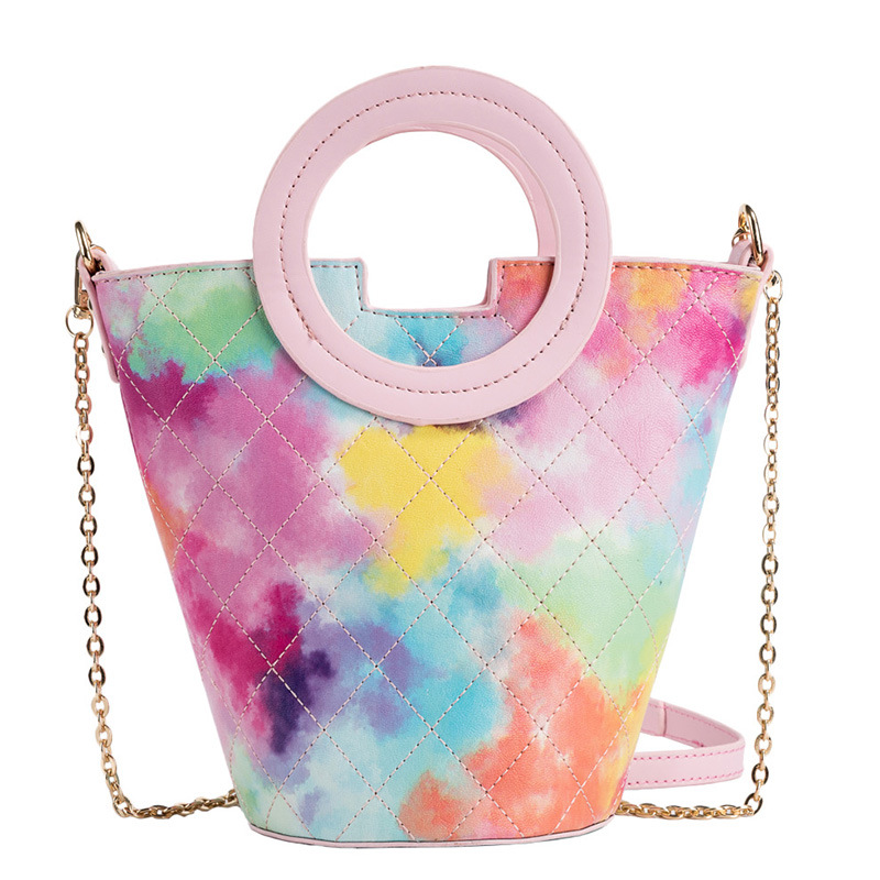 2021 Hot Sale bucket purses Tie dye bucket Purse and Handbags women bag Purse and Handbags Bag For ladies