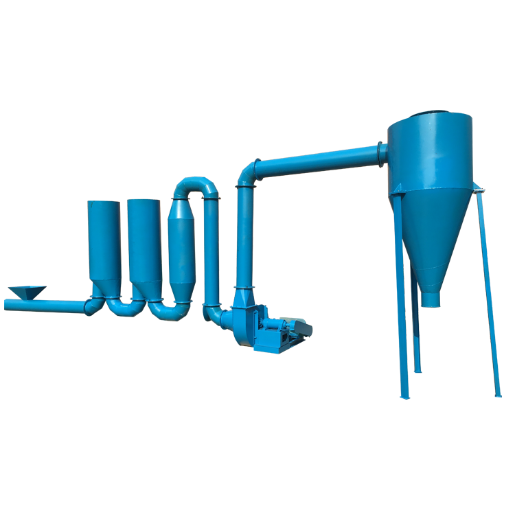 high efficiency small pipe drying equipment wood sawdust airflow dryer machine airflow dry machine