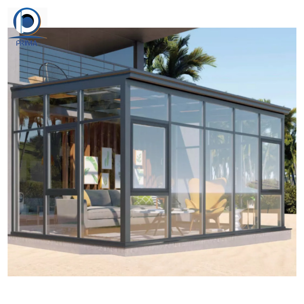 Prima Best Price High Quality Conservatory Greenhouse Sunrooms Aluminium Glass Houses