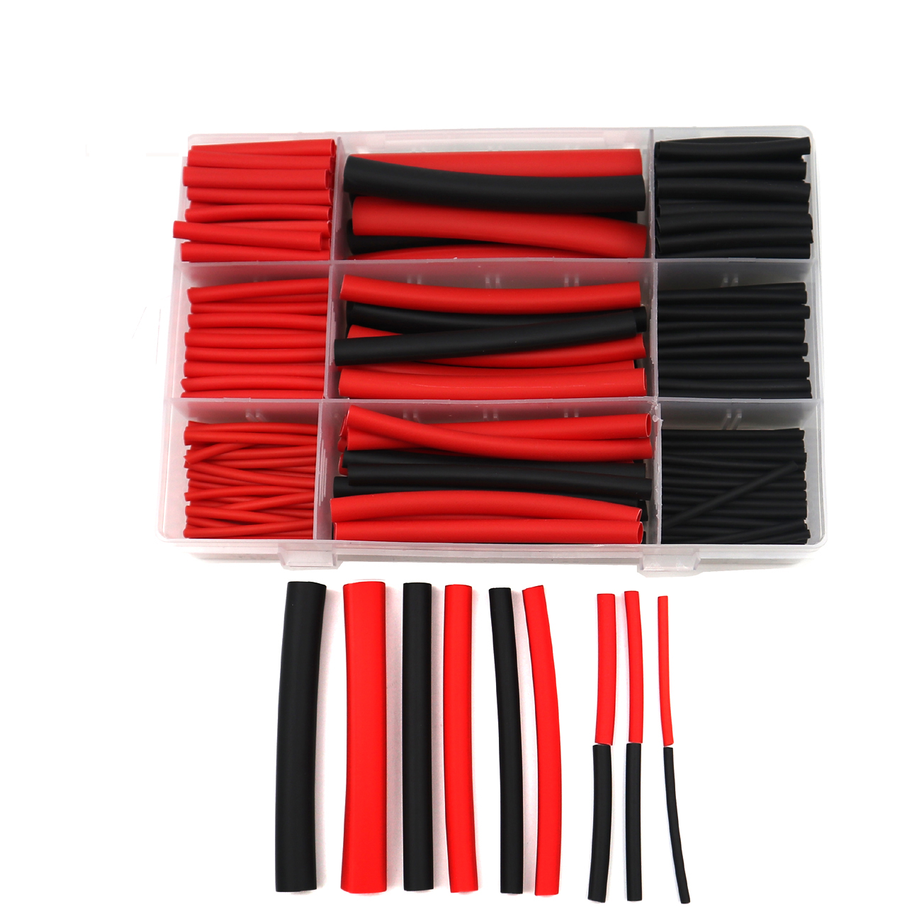 heavy dual wall 3:1 4:1 polyolefin sleeves kit clear conductive pe adhesive glue dual wall heat shrink tube