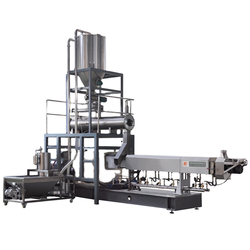 2020 new design floating and sinking fish feed processing machinery making extruder equipment plant production line