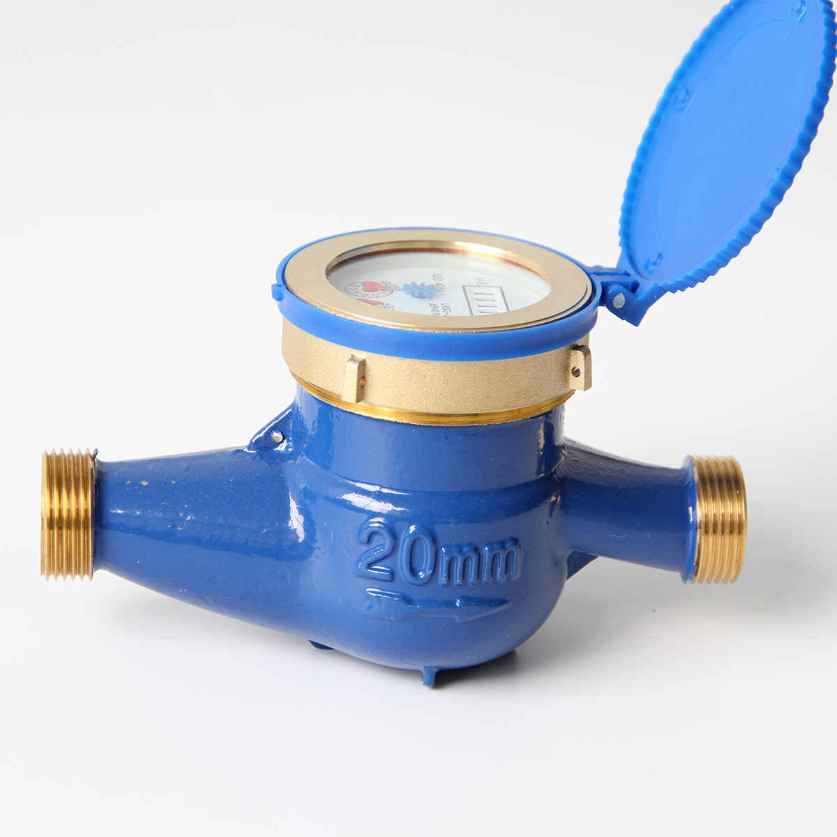 Class B Dry Dial DN20 Brass Water Meter