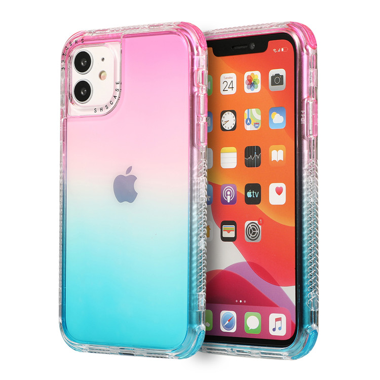 Gscase градиент TPU PC 3 в 1 чехол для телефона чехол для сотового телефона и iPhone 12 pro Max 11 XS 7 8 Plus fundas iPhone de celulares