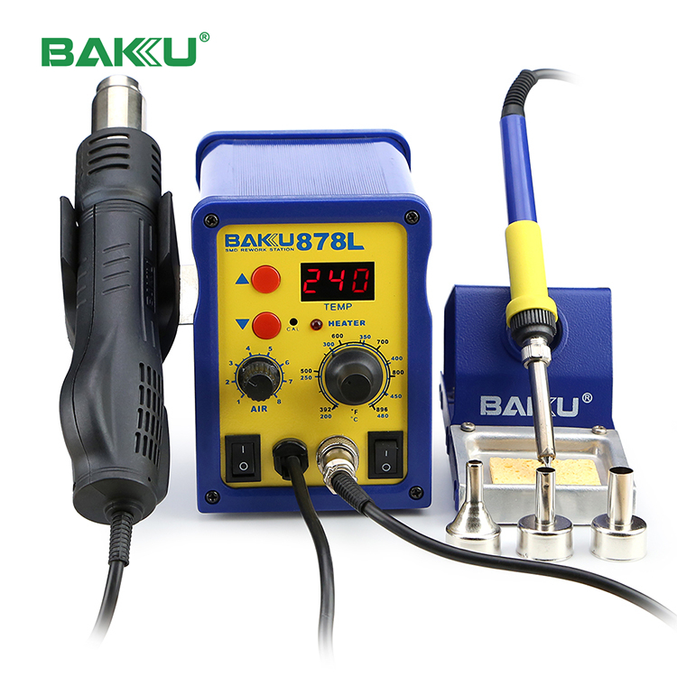 BAKU BK-878L профессиональная паяльная и светодиодная мини Smd наладочная станция