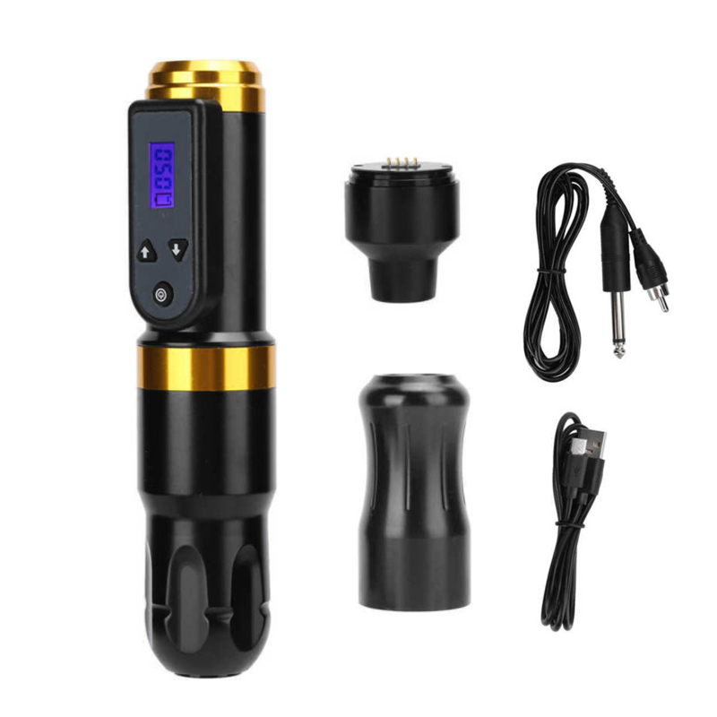 Wireless Tattoo Machine Kits Coreless Motor Wireless Tattoo Pen 2000mah Battery Pen Fast Charge Tattoo Supply