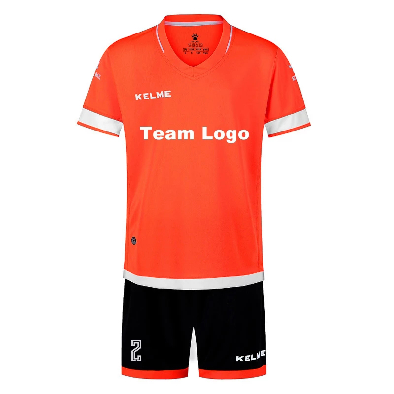 Детский спортивный костюм KELME, индивидуальный футбольный клуб, Джерси, Униформа, наборы для игры, Детская футбольная команда, детский спортивный костюм