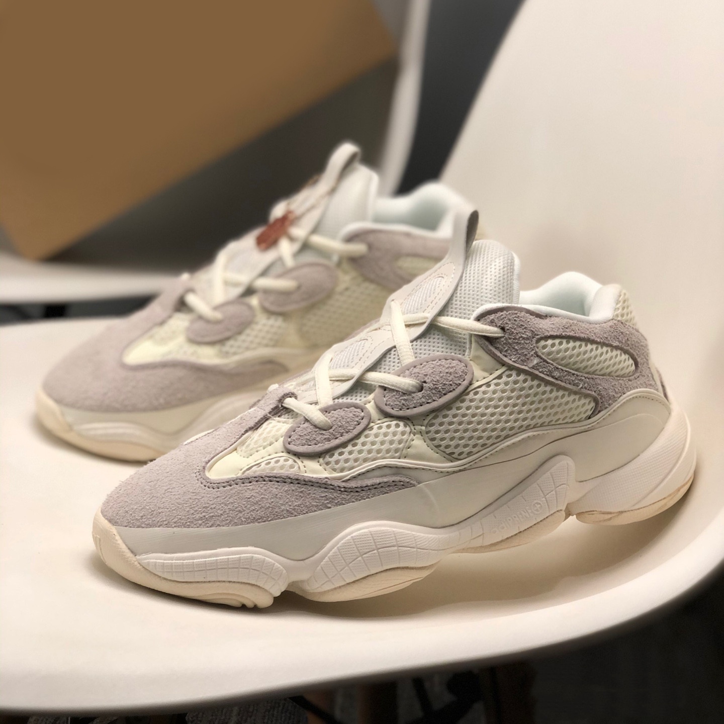 2021 новый дизайн, оригинальные стильные модные кроссовки Yeezy 500 из натуральной кожи