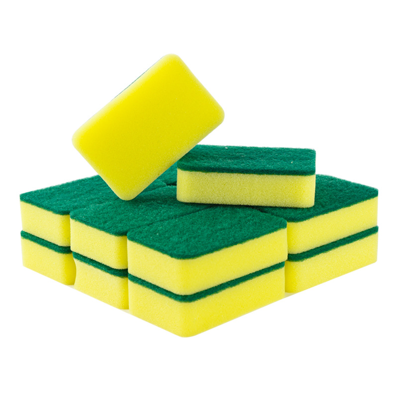 Custom Color Kitchen Magic Cleaning Scrub Sponge Household Cellulose dishwashing Sponge