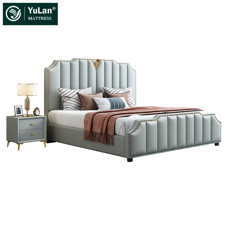 Modern Queen Size Storage Hotel Bedroom Sets Single King Size Double Wood Beds Frame