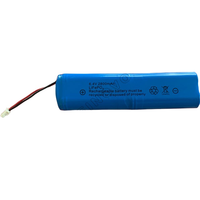 Солнечный свет 6,4 v 2800mah lifepo4 аккумулятор