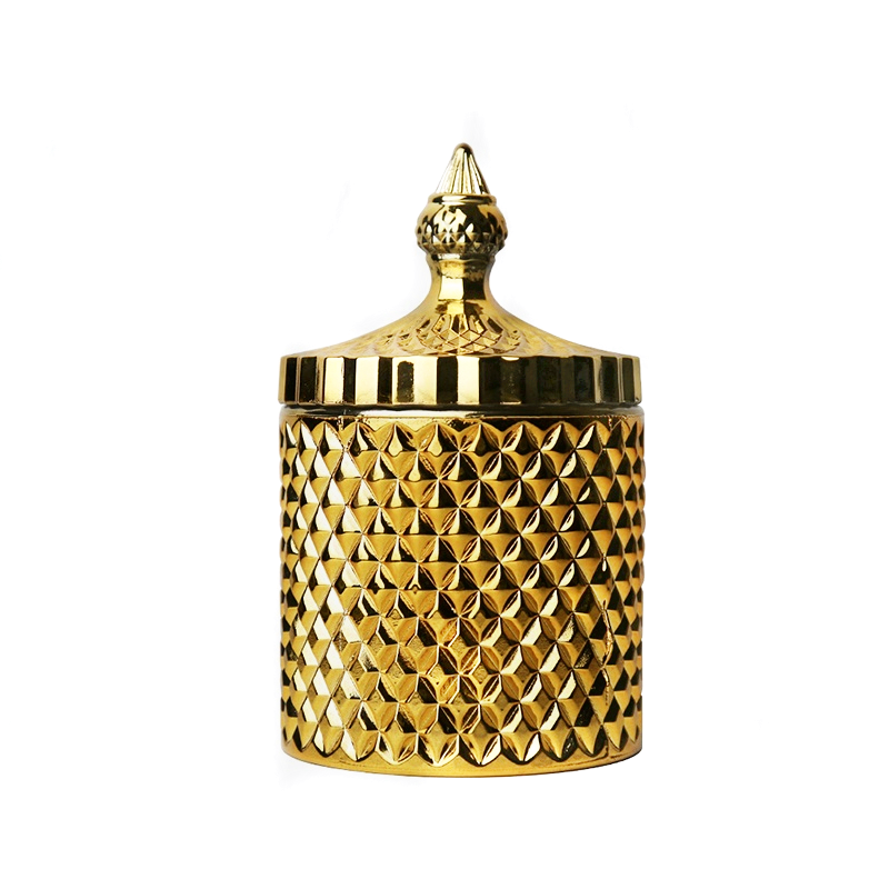 wholesale empty candle jars glass jar with lid for candle making