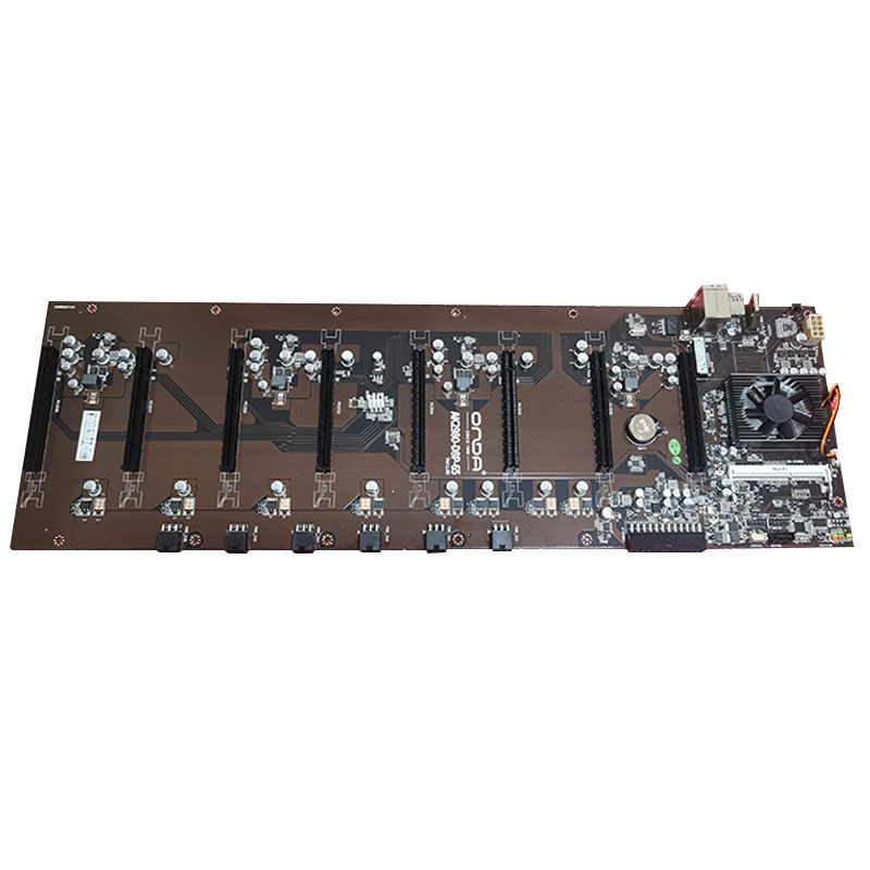 Onda AK2980 B250 K15 G16 6 8 12 GPU слотов для карт, 65 мм, 70 мм расстояние материнская плата с DDR3 4 Гб 64 Гб 1850w 2300W блок питания
