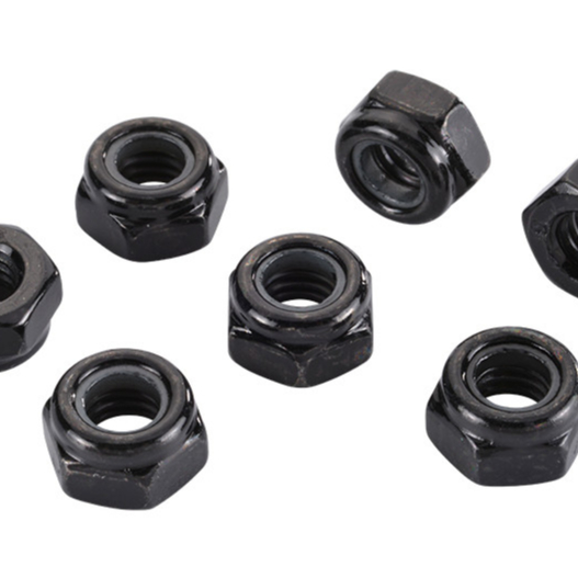 Black Nylon Lock Nut Customized Nut