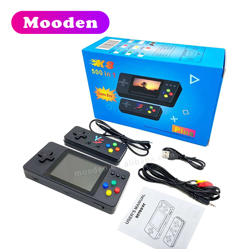 M1 K8 Mini 3 дюйма, встроенные 500 игр, портативный игровой плеер, консоль для видео игр, игровая консоль для psp