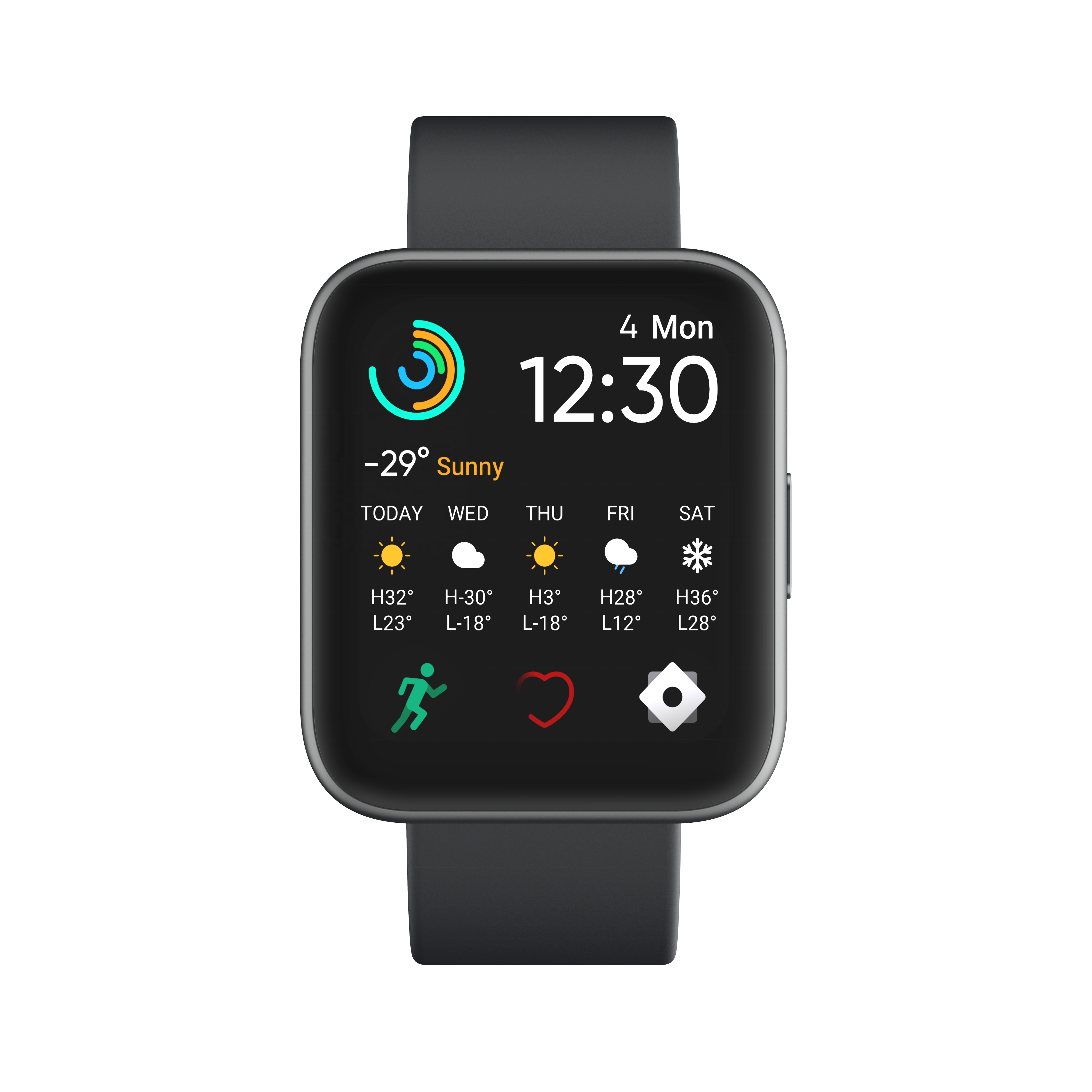 2021 Latest Smart Watch 1.75 Full Screen Touch Control Waterproof Sport Wristband Smart Bracelet with large display