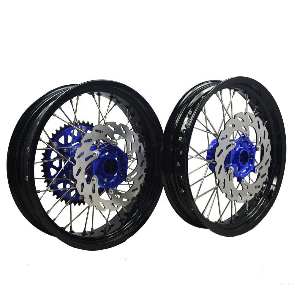 YZ450F YZ250F супермото 17 дюймов колеса мотоцикла 36 спиц обод