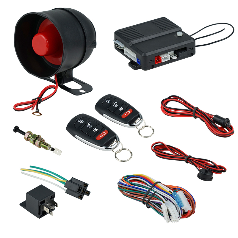Hopping Code Alarm Car DC12V 433.92mHz Alarme Auto Car Alarm System 2 Remotes Codigo Variable Alarma Coche