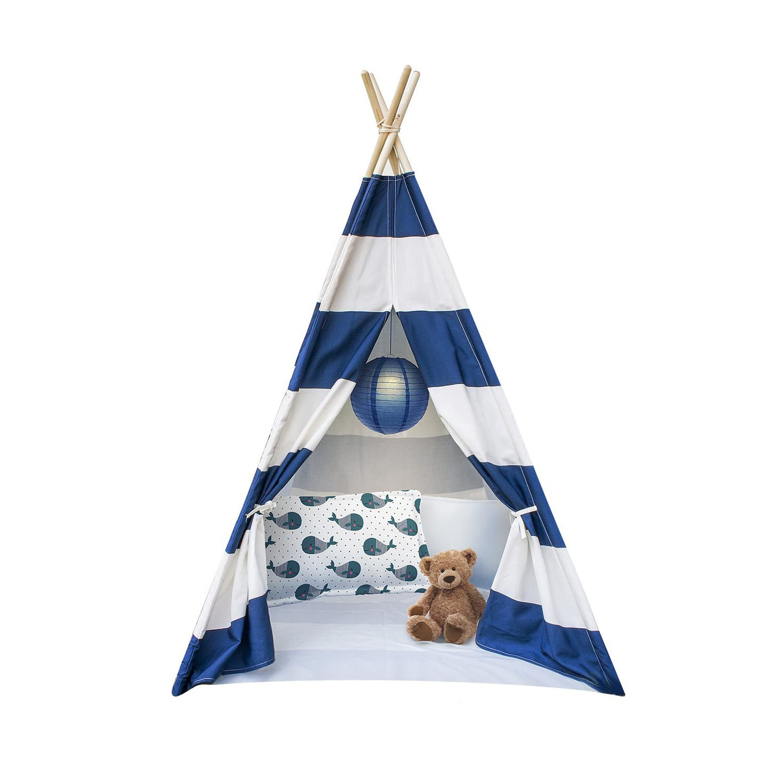 100% Cotton Canvas Kids teepee tent -Cotton Canvas Camping Stand Teepee Tipi Indian Tent Tenda Infantil