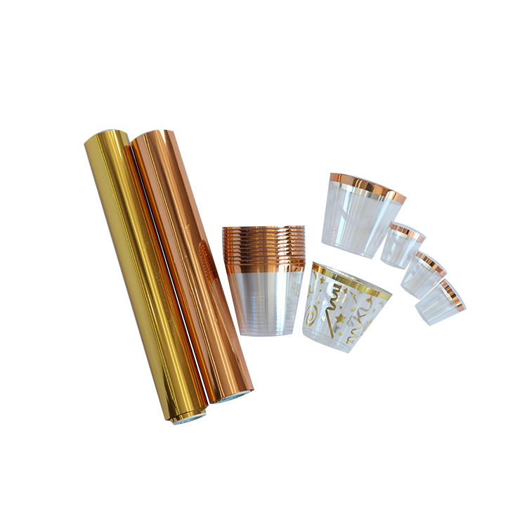 Factory Price Colorful Custom Hot Stamping Hologram Foil For Plastic Plates And Cups
